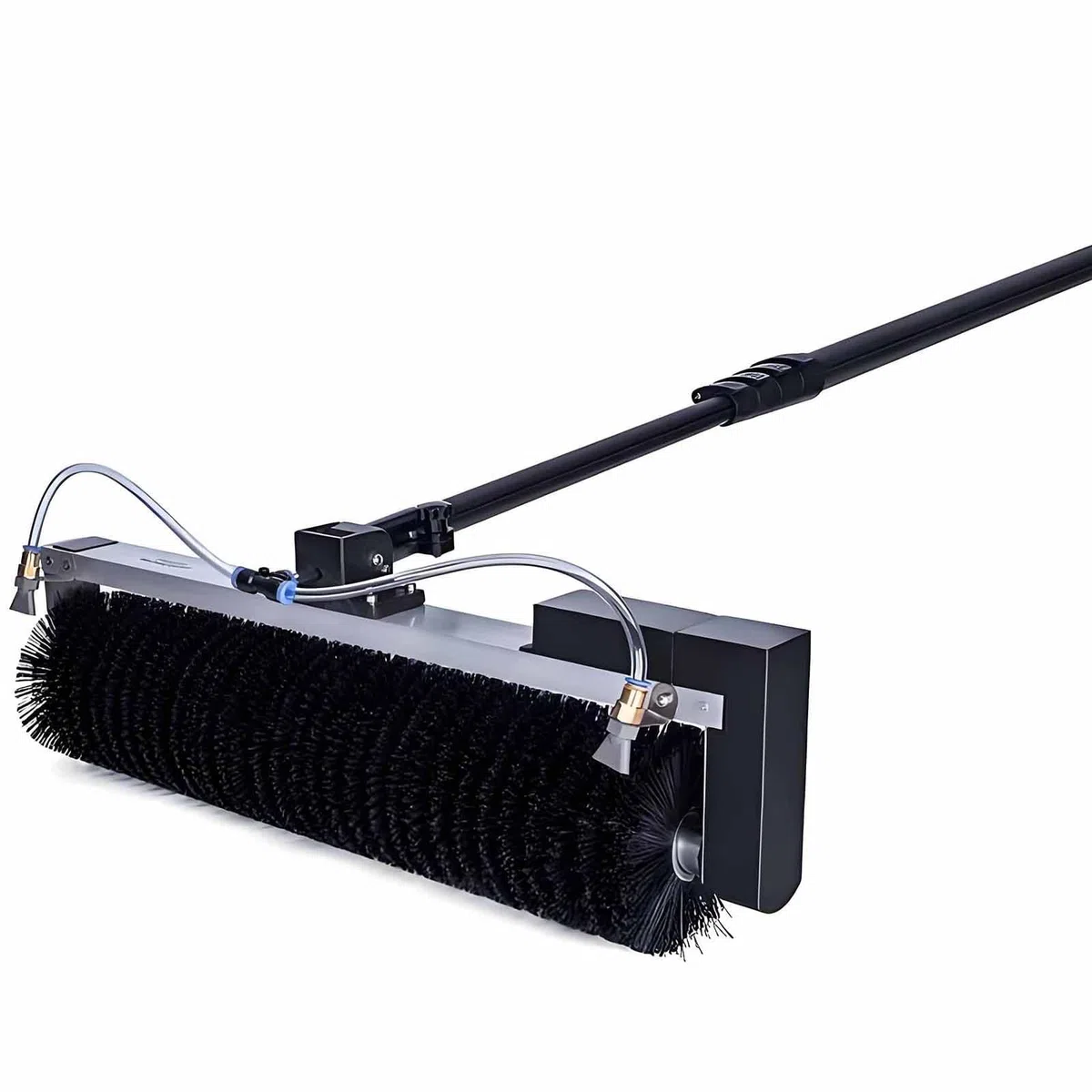 Outil de nettoyage électrique pour panneaux solaires avec rallonge réglable, machine d'alimentation en eau pour panneaux photovoltaïques, brosse de nettoyage pour panneaux photovoltaïques, batterie de
